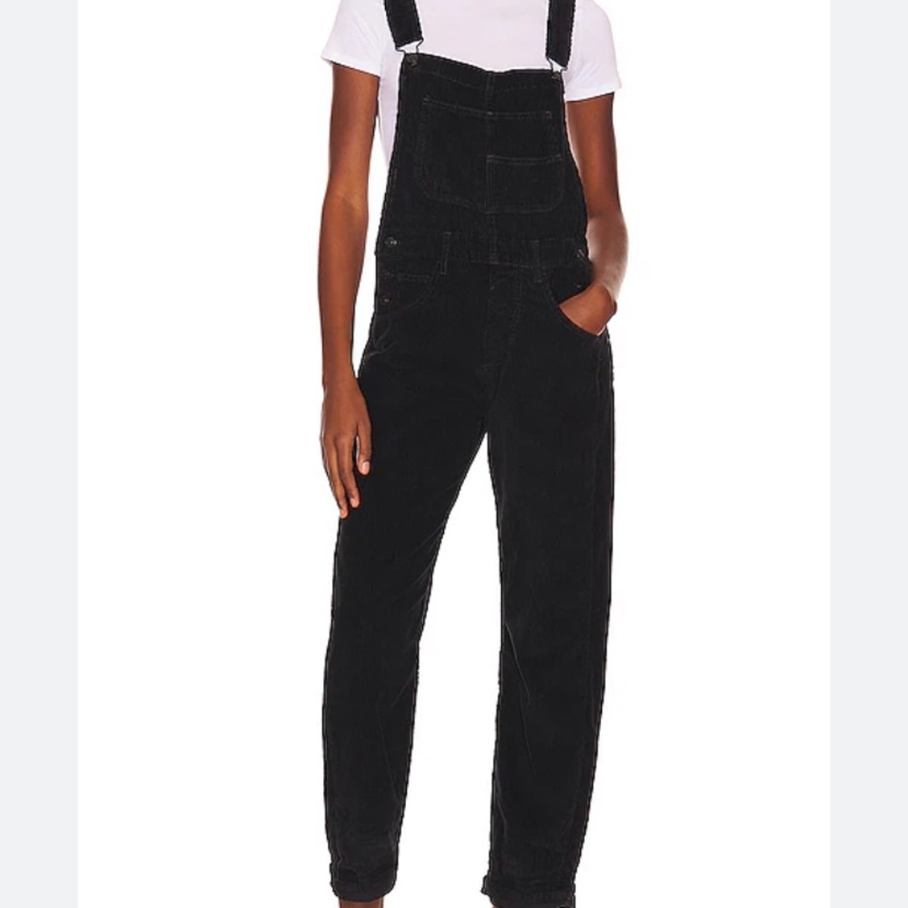 RARE free people Ziggy cord overalls